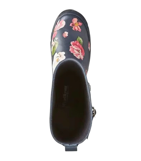 Blommiga gummistövlar